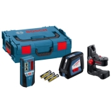 Bosch Kreuzlinienlaser GLL 2-50 Professional, inkl. Universalhalterung BM 1 Professional + Laser-Empfänger LR 2 + L-Boxx - 1