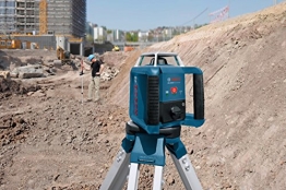 Bosch Professional GRL 400 H, 400 m Arbeitsbereich mit Empfänger, Transportkoffer, Empfänger - 1