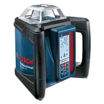 Bosch Professional GRL 500 HV und LR 50, Durchmesser 500 m, Arbeitsbereich mit Empfänger, Halterung, Schutztasche, Schnelllader, Transportkoffer, 0601061B00 - 4